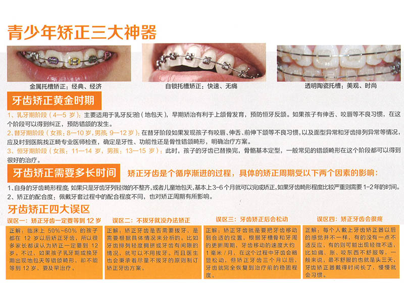青少年正畸